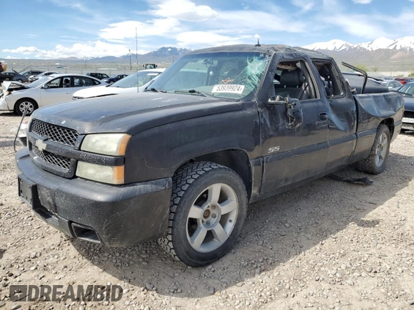 2004 Chevrolet Silverado SS z VIN 2GCEK19N641160222, wystawiony jako Copart lot #53939924 z przebiegiem Nie podano mil oraz Szkoda całkowita • Salvage title. Historia ofert i sprzedaży dostępna na DreamBid. Obrazek 1.