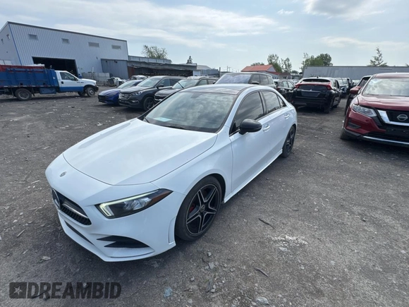2020 Mercedes-Benz A 220 with VIN W1K3G4FB9LJ196792, listed as a Copart auction lot 62282685 with 88,600 mi miles and Clean title. Bid and sale history available at DreamBid. Image 2.