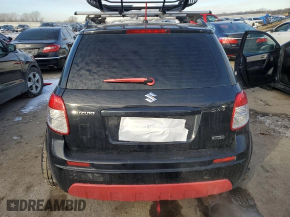 2007 Suzuki SX4 with VIN JS2YB413375112114, listed as a Copart auction lot 88748045 with 208,722 mi miles and Salvage Title. Bid and sale history available at carsss.com. Image 6.