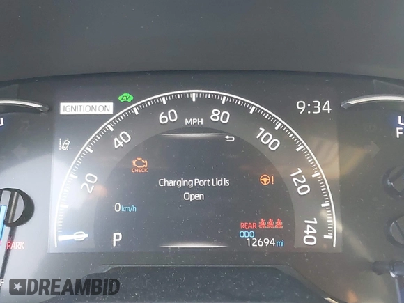 2023 Toyota RAV4 SE with VIN JTMAB3FV6PD132024, listed as a IAAI auction lot 41690601 with 12,694 mi miles and . Bid and sale history available at DreamBid. Image 7.