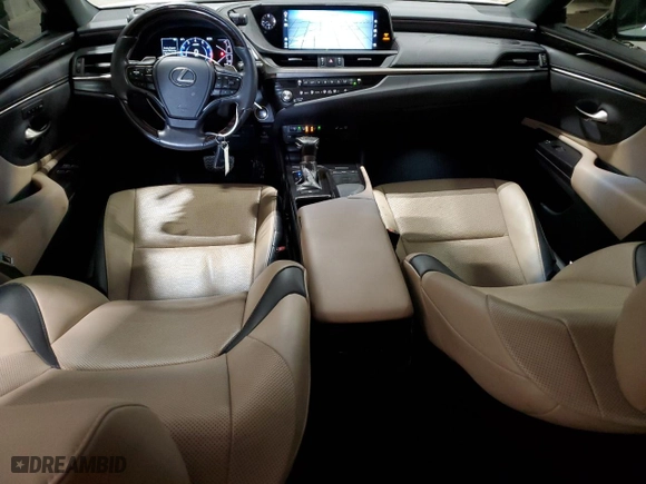 2021 Lexus ES with VIN 58AD11D11MU005671, listed as a Copart auction lot 51331365 with 74,097 mi miles and Salvage Title. Bid and sale history available at carsss.com. Image 8.