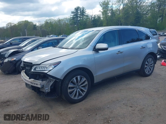 2015 Acura MDX Technology with VIN 5FRYD4H4XFB020741, listed as a IAAI auction lot 42265384 with 104,656 mi miles and . Bid and sale history available at DreamBid. Image 18.