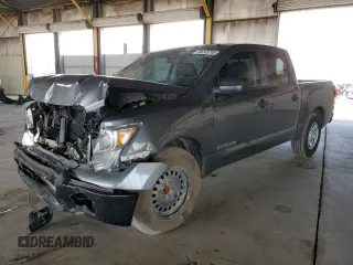 2019 Nissan Titan S with VIN 1N6AA1EK0KN521014, listed as a Copart auction lot 49743745 with 33,585 mi miles and Salvage title. Bid and sale history available at DreamBid. Image 1.