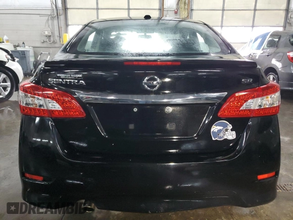 2015 Nissan Sentra SV with VIN 3N1AB7AP4FY285628, listed as a Copart auction lot 44755005 with 102,073 mi miles and Salvage Title. Bid and sale history available at carsss.com. Image 6.