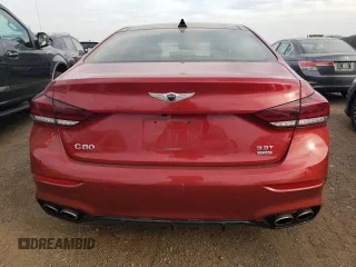 2018 Genesis G80 Sport with VIN KMHGN4JB8JU268534, listed as a Copart auction lot 78272334 with 66,643 mi miles and Salvage Title. Bid and sale history available at DreamBid. Image 6.