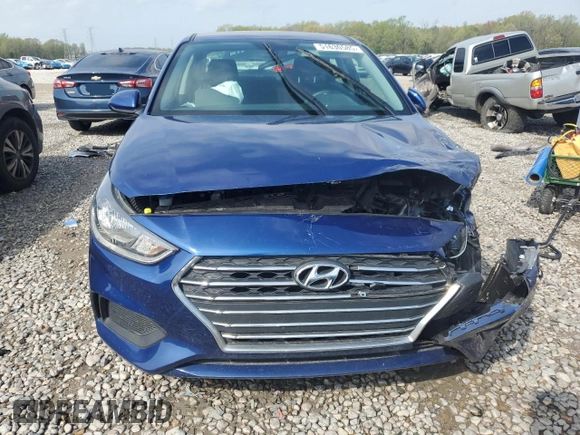 2022 Hyundai Accent SE with VIN 3KPC24A62NE178962, listed as a Copart auction lot 51630585 with Not Provided miles and Salvage Title. Bid and sale history available at DreamBid. Image 5.