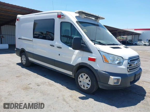 2017 Ford Transit z VIN 1FDYR2CM3HKA31676, wystawiony jako IAAI lot #42641414 z przebiegiem 315 686 mil mil oraz . Historia ofert i sprzedaży dostępna na DreamBid. Obrazek 1.