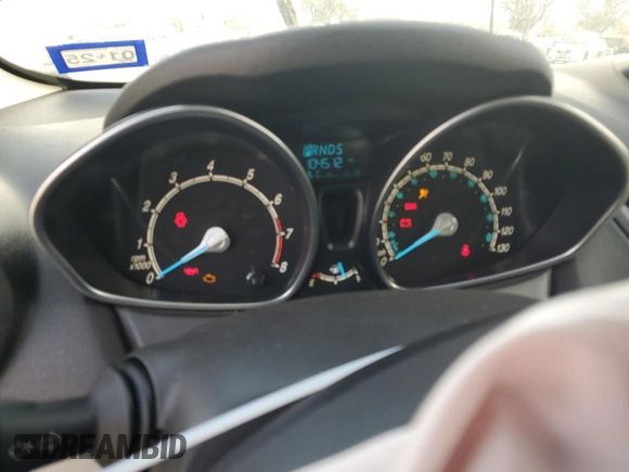 2014 Ford Fiesta SE with VIN 3FADP4BJ6EM151199, listed as a Copart auction lot 43125995 with 104,512 mi miles and Salvage Title. Bid and sale history available at DreamBid. Image 9.