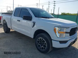 2022 Ford F-150 XL with VIN 1FTEX1EP1NKE11299, listed as a IAAI auction lot 42524542 with 77,363 mi miles and . Bid and sale history available at DreamBid. Image 1.