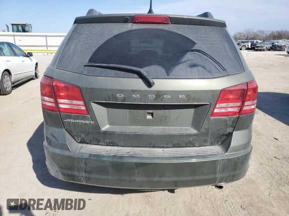 2017 Dodge Journey SE with VIN 3C4PDCAB6HT637705, listed as a Copart auction lot 48400265 with 145,398 mi miles and Salvage Title. Bid and sale history available at DreamBid. Image 6.