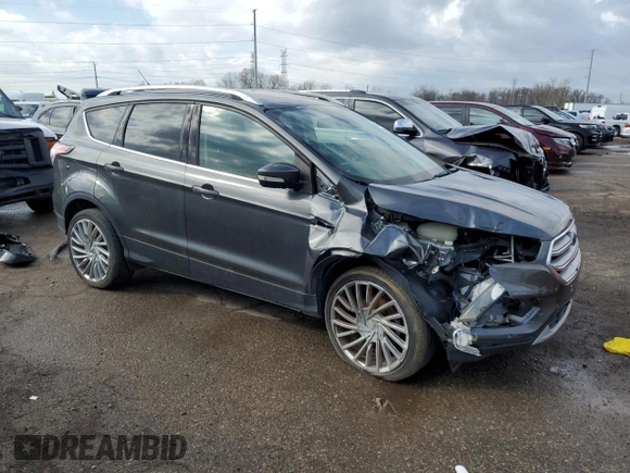 2017 Ford Escape Titanium with VIN 1FMCU0JD5HUA12471, listed as a Copart auction lot 53928975 with 96,616 mi miles and Clean Title. Bid and sale history available at carsss.com. Image 4.
