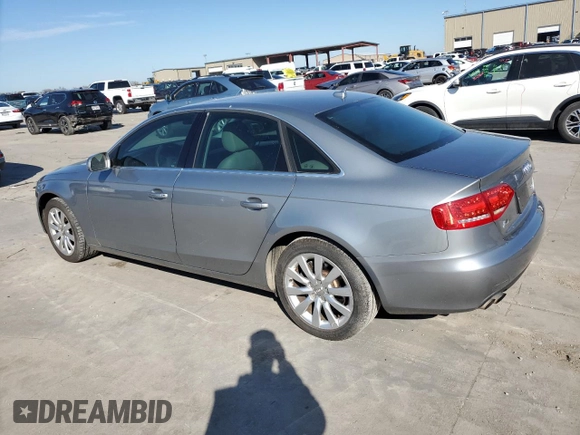 2010 Audi A4 2.0T Premium Plus with VIN WAUEFAFLXAN025324, listed as a Copart auction lot 82905494 with 121,265 mi miles and Clean Title. Bid and sale history available at carsss.com. Image 2.