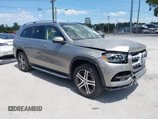 2020 Mercedes-Benz GLS 450 with VIN 4JGFF5KE7LA216047, listed as a IAAI auction lot 42186901 with 48,918 mi miles and . Bid and sale history available at DreamBid. Image 1.