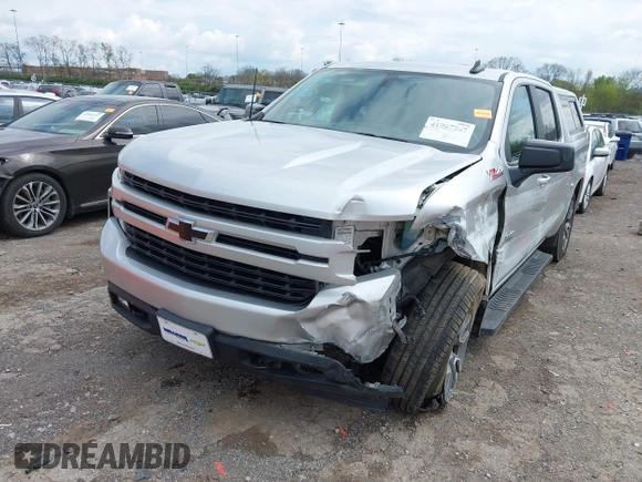 2021 Chevrolet Silverado 1500 RST with VIN 3GCUYEED6MG434363, listed as a IAAI auction lot 41967067 with 53,324 mi miles. Bid and sale history available at carsss.com. Image 6.
