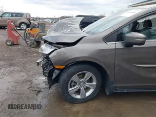 2019 Honda Odyssey EX with VIN 5FNRL6H50KB097304, listed as a IAAI auction lot 41659899 with 128,641 mi miles. Bid and sale history available at carsss.com. Image 18.