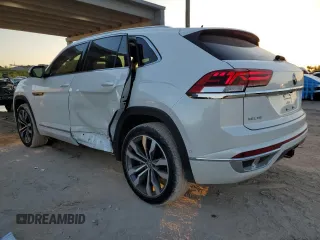 2023 Volkswagen Atlas SEL Premium R-Line with VIN 1V2FE2CA9PC228100, listed as a Copart auction lot 42774795 with 6,944 mi miles and Salvage title. Bid and sale history available at DreamBid. Image 2.