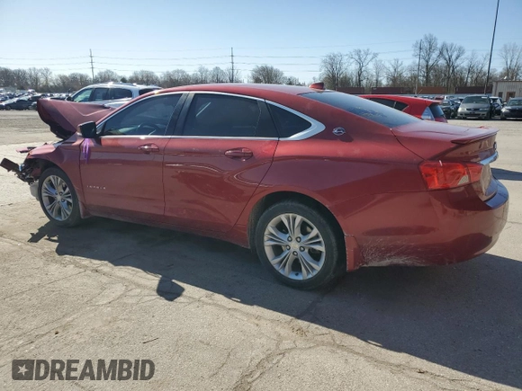 2014 Chevrolet Impala LT with VIN 2G1125S33E9184679, listed as a Copart auction lot 52365835 with 131,172 mi miles and Salvage Title. Bid and sale history available at DreamBid. Image 2.