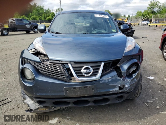 2013 Nissan Juke Nismo with VIN JN8AF5MV1DT223775, listed as a Copart auction lot 57104105 with 126,091 mi miles and Salvage title. Bid and sale history available at DreamBid. Image 5.