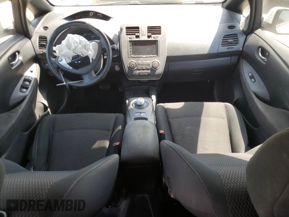 2013 Nissan LEAF SL with VIN 1N4AZ0CP2DC414815, listed as a Copart auction lot 60162715 with 81,919 mi miles and Salvage title. Bid and sale history available at DreamBid. Image 8.