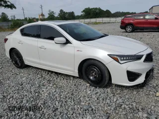 2021 Acura ILX Premium with VIN 19UDE2F82MA007870, listed as a Copart auction lot 53962685 with 23,487 mi miles and Salvage title. Bid and sale history available at DreamBid. Image 4.