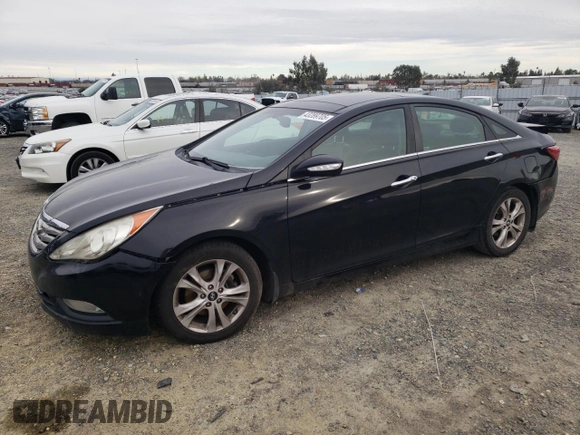 2013 Hyundai Sonata Limited with VIN 5NPEC4ACXDH634308, listed as a Copart auction lot 43289705 with 184,707 mi miles and Salvage Title. Bid and sale history available at DreamBid. Image 1.