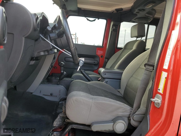 2007 Jeep Wrangler Unlimited X with VIN 1J4GA39147L166162, listed as a Copart auction lot 89133205 with 110,594 mi miles and Salvage Title. Bid and sale history available at carsss.com. Image 7.