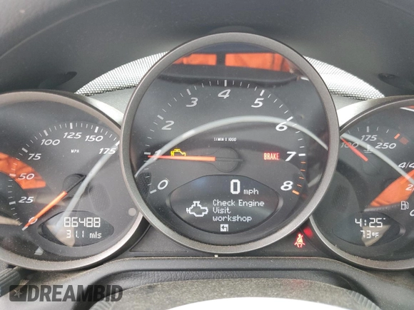 2006 Porsche Boxster with VIN WP0CA29886U710781, listed as a Copart auction lot 64518675 with 86,488 mi miles and Salvage title. Bid and sale history available at DreamBid. Image 9.