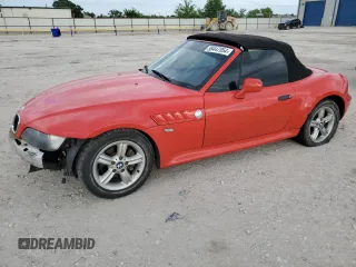 2000 BMW Z3 2.5L with VIN WBACH9349YLF88760, listed as a Copart auction lot 58447054 with 241,754 mi miles and Salvage Title. Bid and sale history available at carsss.com. Image 1.