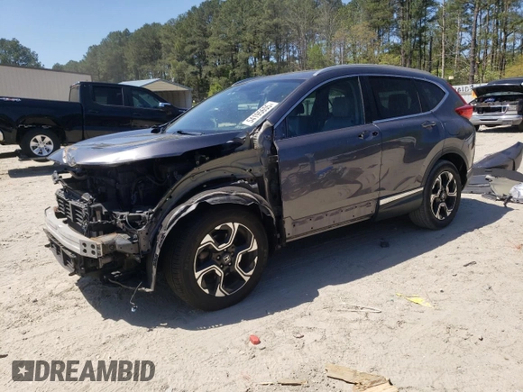 2017 Honda CR-V Touring with VIN 2HKRW2H96HH612495, listed as a Copart auction lot 54195655 with 66,968 mi miles and Salvage Title. Bid and sale history available at DreamBid. Image 1.
