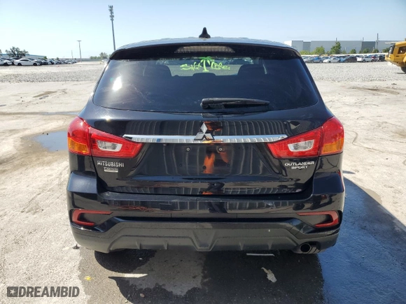 2018 Mitsubishi Outlander Sport ES 2.0 with VIN JA4AP3AU4JU014698, listed as a Copart auction lot 51968195 with 56,178 mi miles and Salvage Title. Bid and sale history available at carsss.com. Image 6.