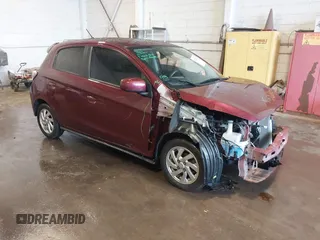 2021 Mitsubishi Mirage ES z VIN ML32AUHJXMH002228, wystawiony jako IAAI lot #42236221 z przebiegiem 43 383 mil mil oraz . Historia ofert i sprzedaży dostępna na DreamBid. Obrazek 1.