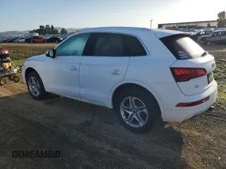 2018 Audi Q5 Premium Plus with VIN WA1BNAFY7J2038340, listed as a Copart auction lot 51663725 with 153,055 mi miles and Salvage title. Bid and sale history available at DreamBid. Image 2.