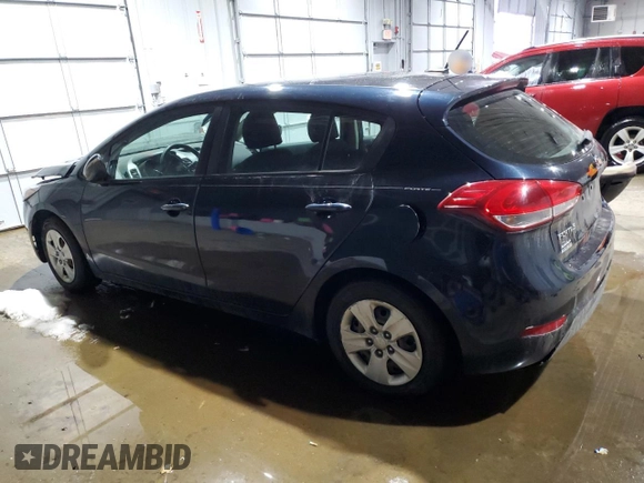 2017 Kia Forte5 LX with VIN KNAFK5A89H5707499, listed as a Copart auction lot 43074665 with 114,205 mi miles and Salvage Title. Bid and sale history available at carsss.com. Image 2.