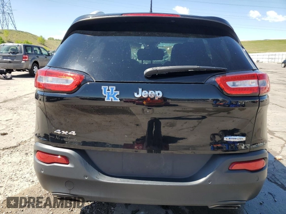 2018 Jeep Cherokee Latitude Plus with VIN 1C4PJMLX1JD579053, listed as a Copart auction lot 57329475 with 93,592 mi miles and Salvage title. Bid and sale history available at DreamBid. Image 6.