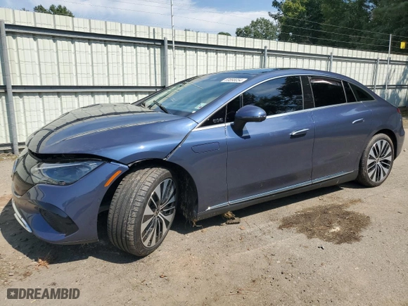 2024 Mercedes-Benz EQE with VIN W1KEG2BB1RF049767, listed as a Copart auction lot 69898054 with 6,927 mi miles and Salvage Title. Bid and sale history available at carsss.com. Image 1.