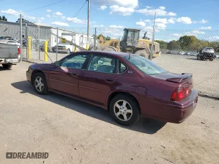 2004 Chevrolet Impala LS with VIN 2G1WH52K749160573, listed as a Copart auction lot 75105864 with 86,165 mi miles and Clean Title. Bid and sale history available at carsss.com. Image 2.
