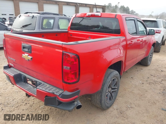 2020 Chevrolet Colorado 2WD Work Truck with VIN 1GCGSBEA3L1162371, listed as a IAAI auction lot 41459602 with 126,428 mi miles and . Bid and sale history available at DreamBid. Image 4.