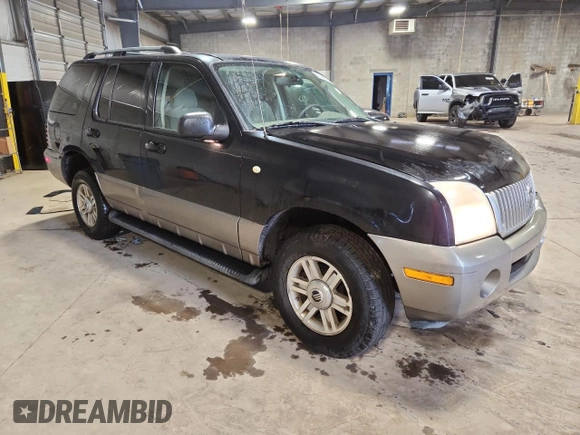 2004 Mercury Mountaineer Convenience with VIN 4M2ZU86W64UJ11988, listed as a Copart auction lot 63993715 with 94,682 mi miles and Salvage title. Bid and sale history available at DreamBid. Image 4.