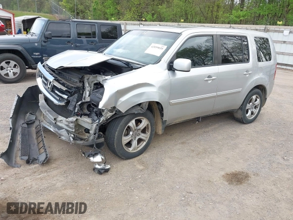 2012 Honda Pilot EX-L with VIN 5FNYF3H5XCB004016, listed as a IAAI auction lot 42059035 with 201,888 mi miles and . Bid and sale history available at carsss.com. Image 2.