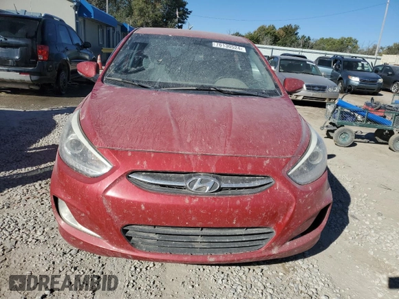 2015 Hyundai Accent Sport with VIN KMHCU5AE5FU233118, listed as a Copart auction lot 76130524 with 150,019 mi miles and Salvage Title. Bid and sale history available at carsss.com. Image 5.