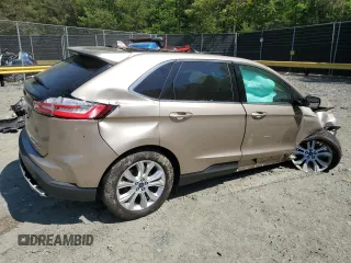 2020 Ford Edge Titanium with VIN 2FMPK3K90LBA24089, listed as a Copart auction lot 55048475 with 63,162 mi miles and Salvage title. Bid and sale history available at DreamBid. Image 3.