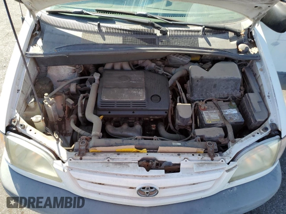2002 Toyota Sienna CE with VIN 4T3ZF19C22U466357, listed as a Copart auction lot 74635894 with 285,291 mi miles and Clean Title. Bid and sale history available at carsss.com. Image 12.
