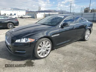 2013 Jaguar XJ Supercharged z VIN SAJWA1GT1DMV56475, wystawiony jako Copart lot #42631705 z przebiegiem 85 628 mil mil oraz Szkoda całkowita • Salvage title. Historia ofert i sprzedaży dostępna na DreamBid. Obrazek 1.