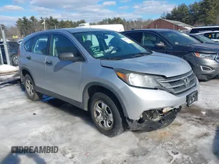 2013 Honda CR-V LX with VIN 2HKRM4H38DH616555, listed as a IAAI auction lot 41661369 with 152,534 mi miles and . Bid and sale history available at DreamBid. Image 1.