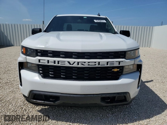 2022 Chevrolet Silverado 1500 Custom with VIN 1GCPWBEK7NZ140147, listed as a Copart auction lot 54241265 with 91,465 mi miles and Clean Title. Bid and sale history available at DreamBid. Image 5.