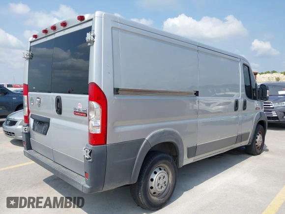 2016 Ram ProMaster Cargo with VIN 3C6TRVAG7GE115831, listed as a IAAI auction lot 42095048 with 216,620 mi miles and . Bid and sale history available at DreamBid. Image 4.