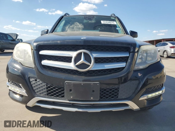 2015 Mercedes-Benz GLK 350 with VIN WDCGG5HB4FG357138, listed as a Copart auction lot 72434074 with 116,570 mi miles and Salvage Title. Bid and sale history available at DreamBid. Image 5.
