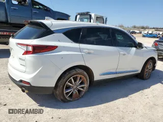 2020 Acura RDX w/Technology Pkg with VIN 5J8TC2H58LL023661, listed as a Copart auction lot 46569194 with 107,539 mi miles and Salvage Title. Bid and sale history available at carsss.com. Image 3.