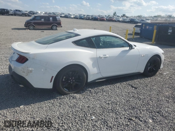 2024 Ford Mustang GT with VIN 1FA6P8CF0R5425521, listed as a Copart auction lot 54834275 with 14,595 mi miles and Salvage title. Bid and sale history available at DreamBid. Image 3.