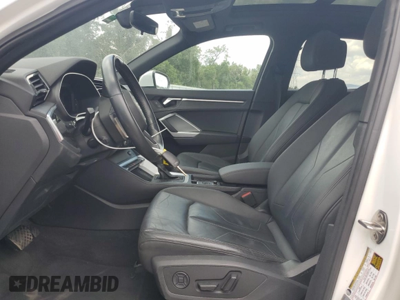 2020 Audi Q3 Premium with VIN WA1AECF32L1030604, listed as a Copart auction lot 57943755 with 61,261 mi miles and Non repairable. Bid and sale history available at DreamBid. Image 7.